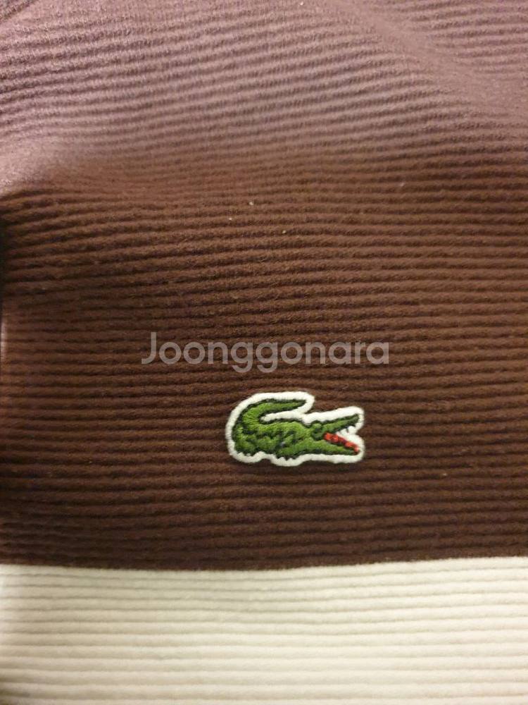 부산 라코스테 골지면 니트 스웨터 95 사이즈--2