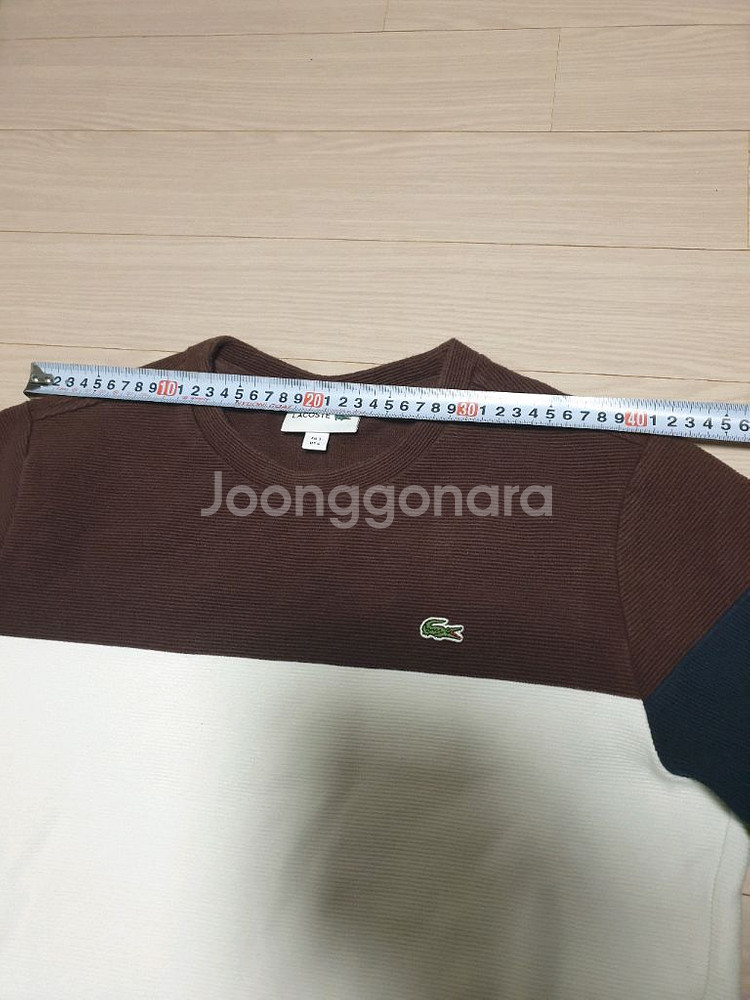 부산 라코스테 골지면 니트 스웨터 95 사이즈--7