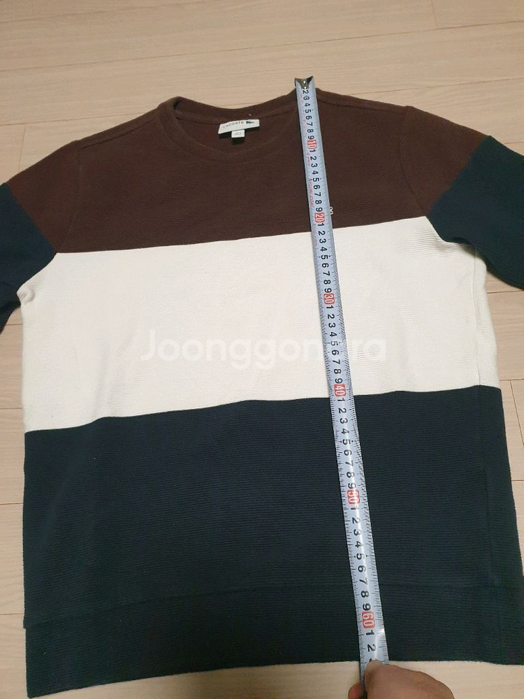 부산 라코스테 골지면 니트 스웨터 95 사이즈--6