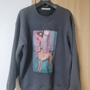 아크네스튜디오 도그 맨투맨 그레이 S