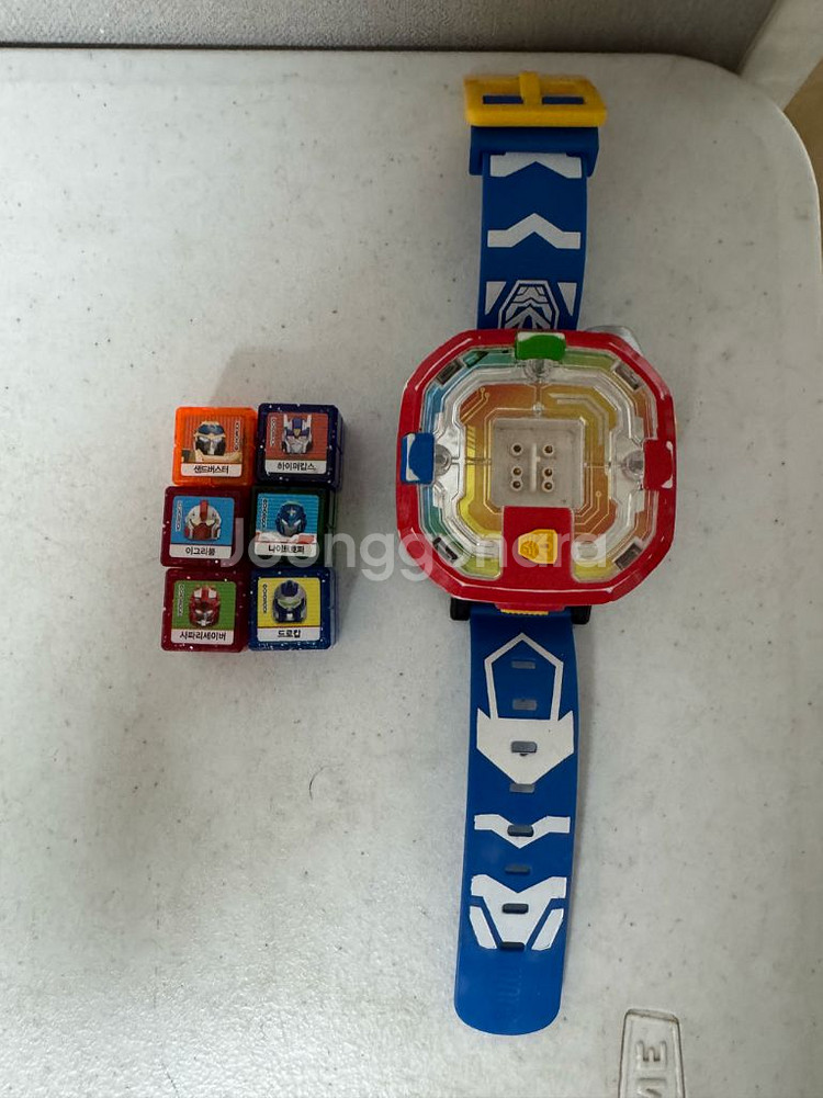 헬로카봇 큐브시계 (큐브 6개 포함)--1