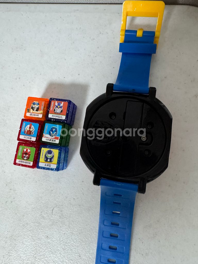 헬로카봇 큐브시계 (큐브 6개 포함)--3