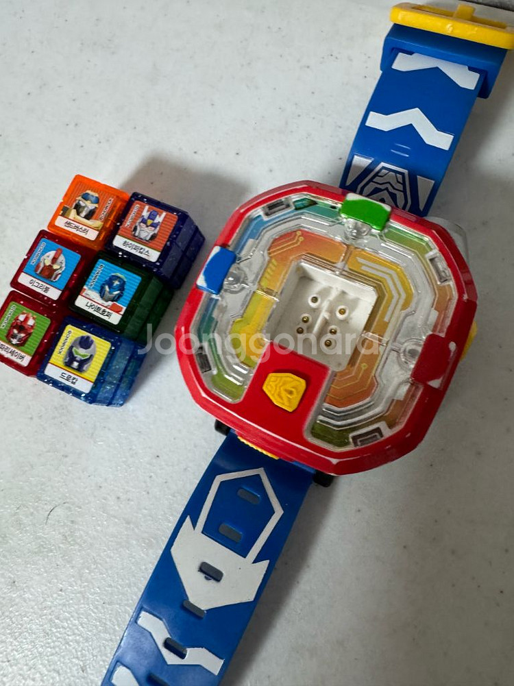 헬로카봇 큐브시계 (큐브 6개 포함)--2