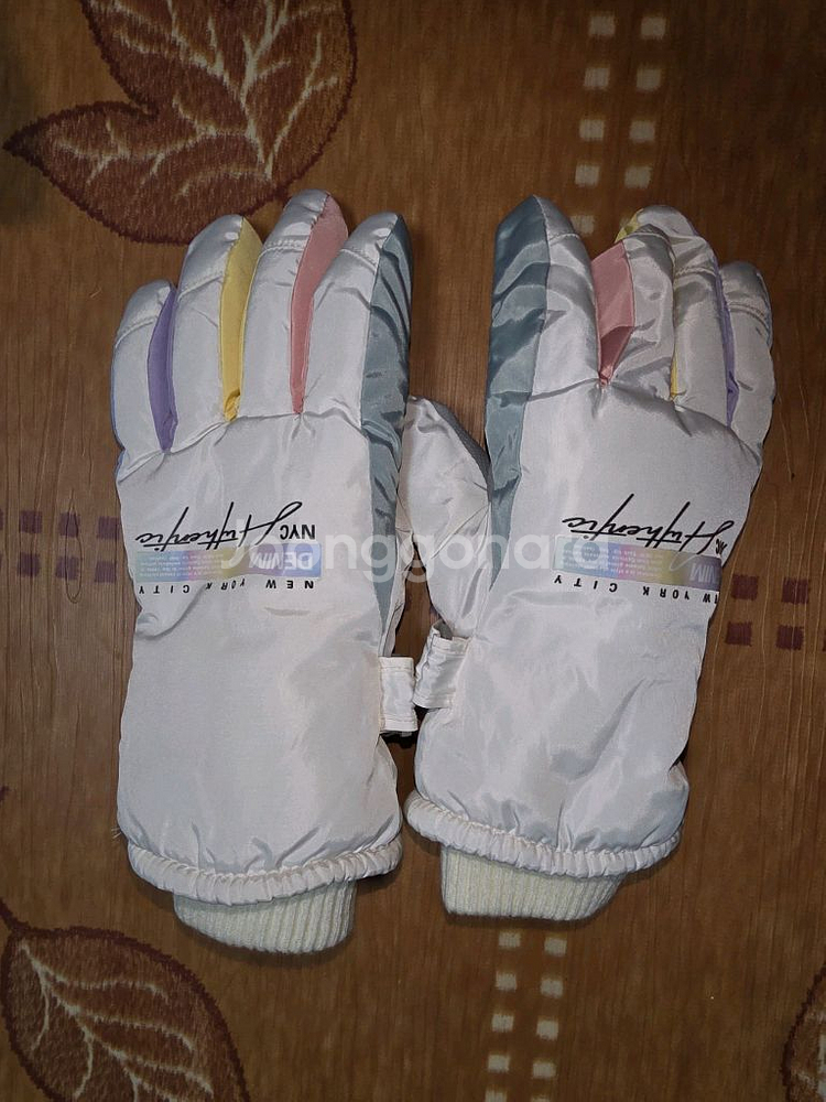 보드 ㅡNYC DENIM 패딩 스키 장갑--0