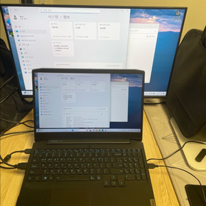 레노버 아이패드 게이밍 노트북 + 165Hz모니터