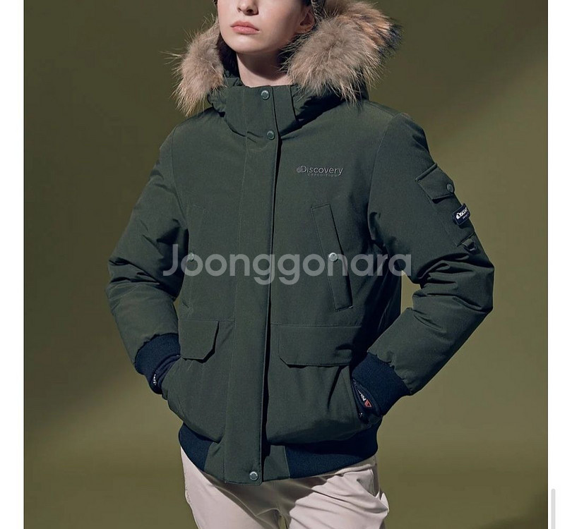 새상품)디스커버리(2색)여성 숏패딩 S,M,L--8