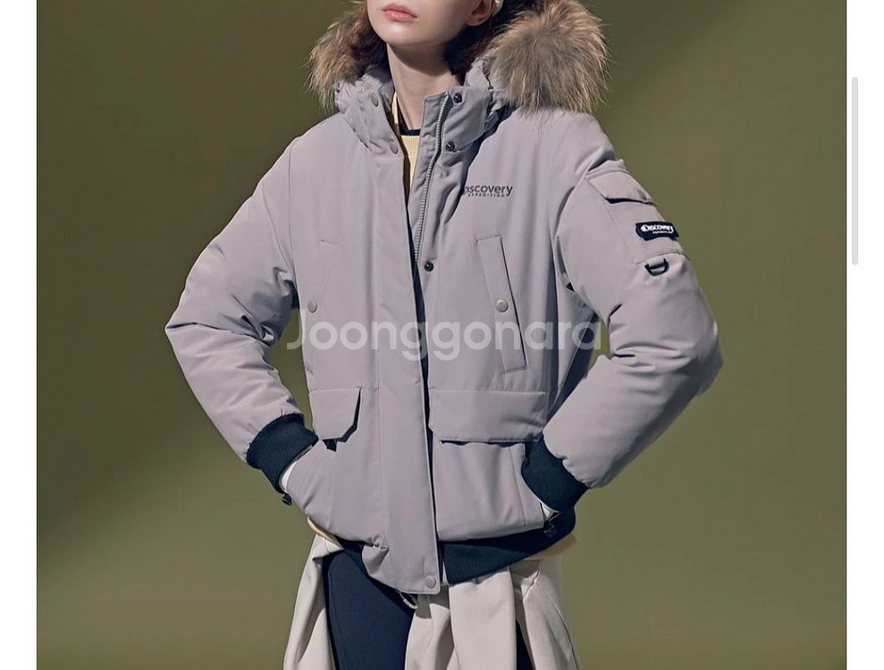 새상품)디스커버리(2색)여성 숏패딩 S,M,L--9