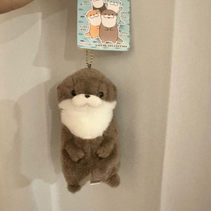 일본 마린월드 어뮤즈 우소우소짱 수달 인형 키링