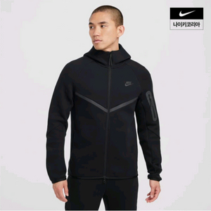 나이키 테크팩 후드집업 블랙 L사이즈입니다