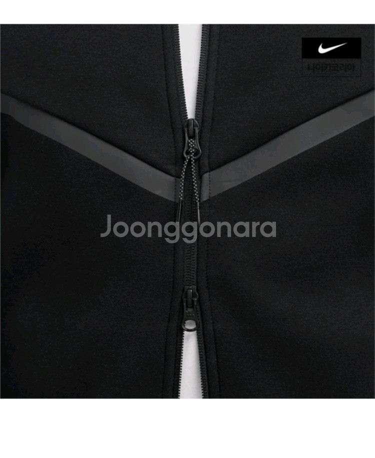 나이키 테크팩 후드집업 블랙 L사이즈입니다--4