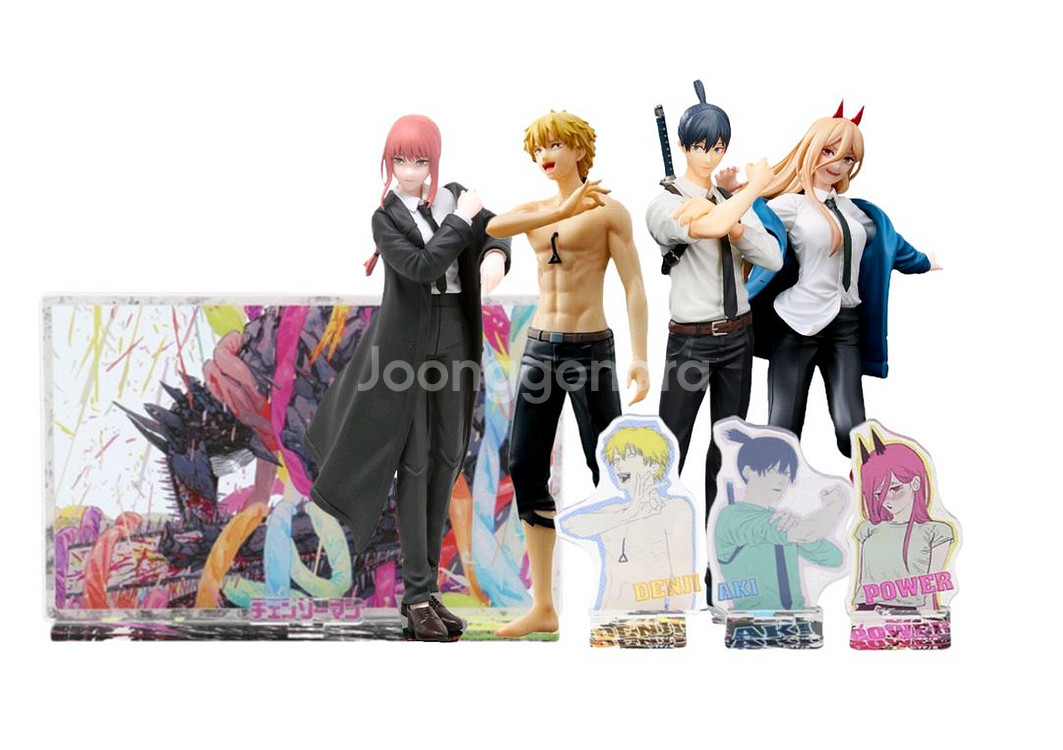 체인소맨 타이토 피규어 아크릴 스탠드 일괄 판매--0