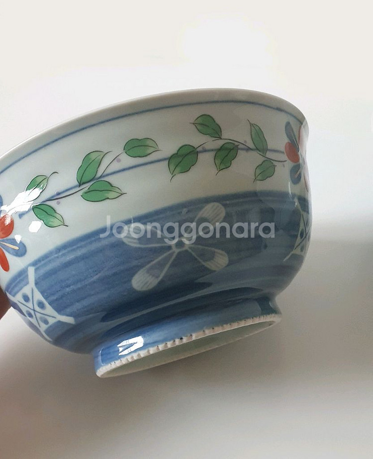 일본 아리타 도자기 면기 라면 덮밥 그릇 2점 일괄--3