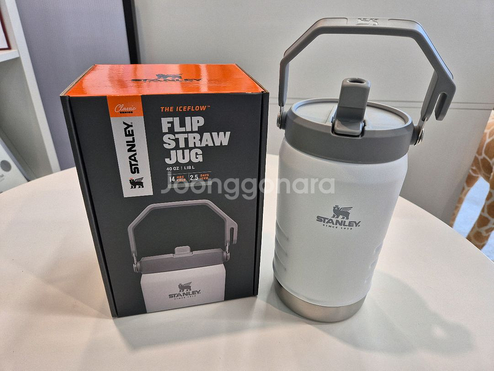스탠리 아이스플로우 플립 스트로 1.18L 미개봉상품--0