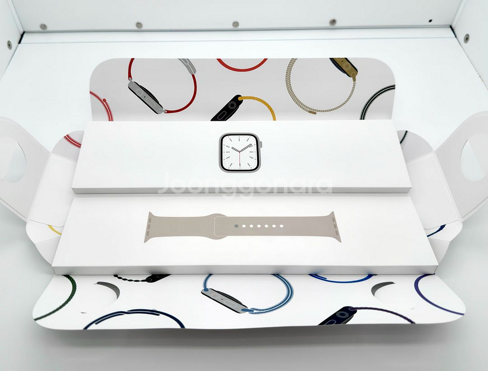 애플 워치 7 스타라이트 45mm GPS 알루미늄--0