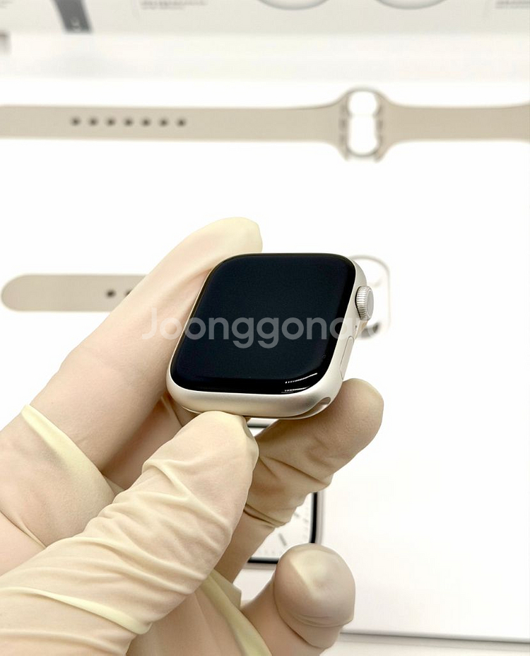 애플 워치 7 스타라이트 45mm GPS 알루미늄--7