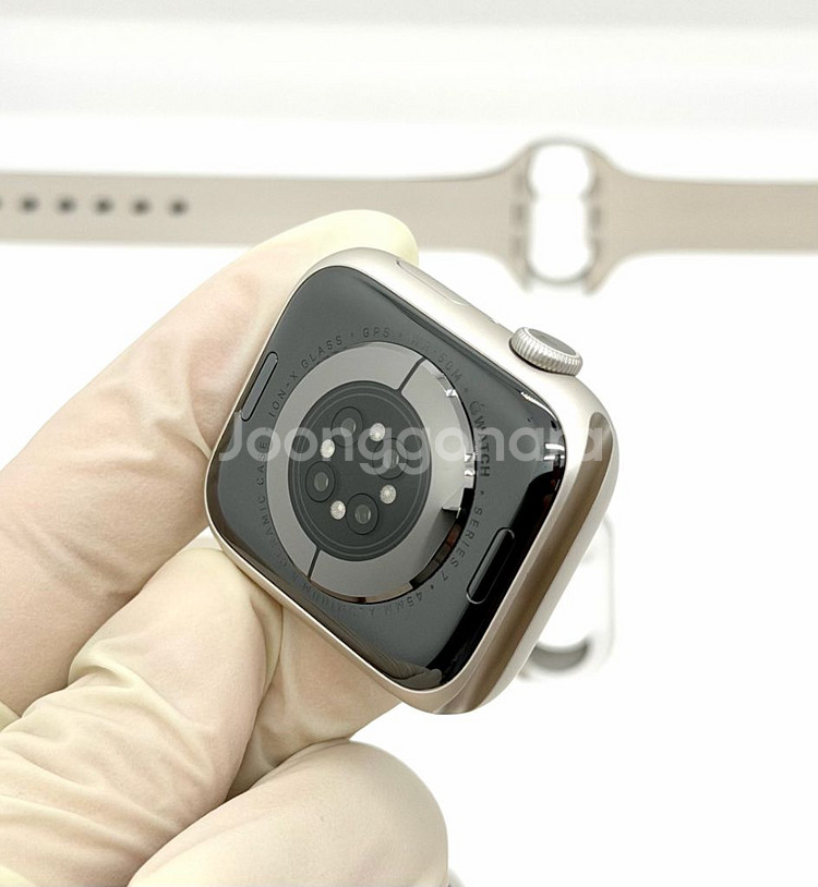 애플 워치 7 스타라이트 45mm GPS 알루미늄--9