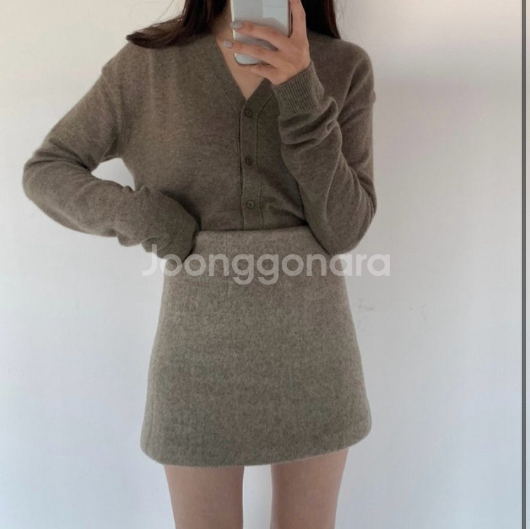 웨어웨더 wearweather 비비스커트 오트그레이 S--1