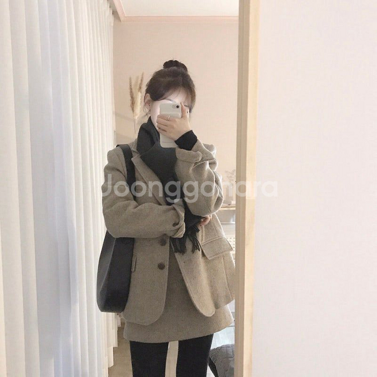 웨어웨더 wearweather 비비스커트 오트그레이 S--4