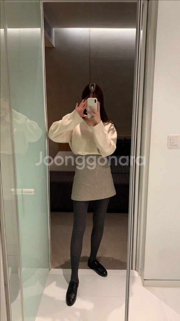 웨어웨더 wearweather 비비스커트 오트그레이 S--3