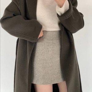 웨어웨더 wearweather 비비스커트 오트그레이 S