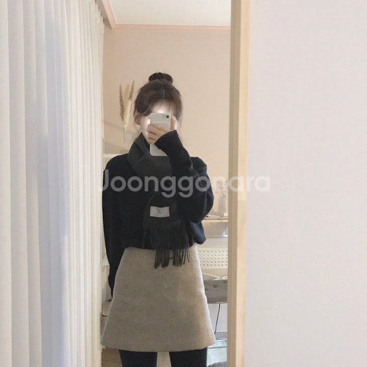 웨어웨더 wearweather 비비스커트 오트그레이 S--5