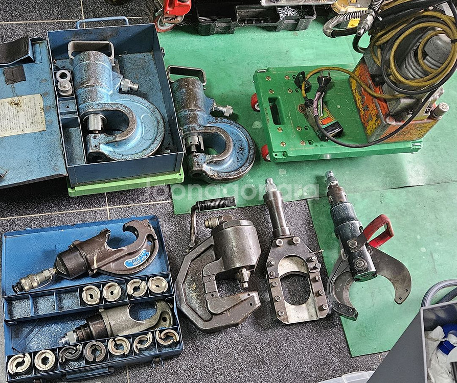 터미널압착기 이즈미 유압가위 유압커터 유압펌프 케이블--1