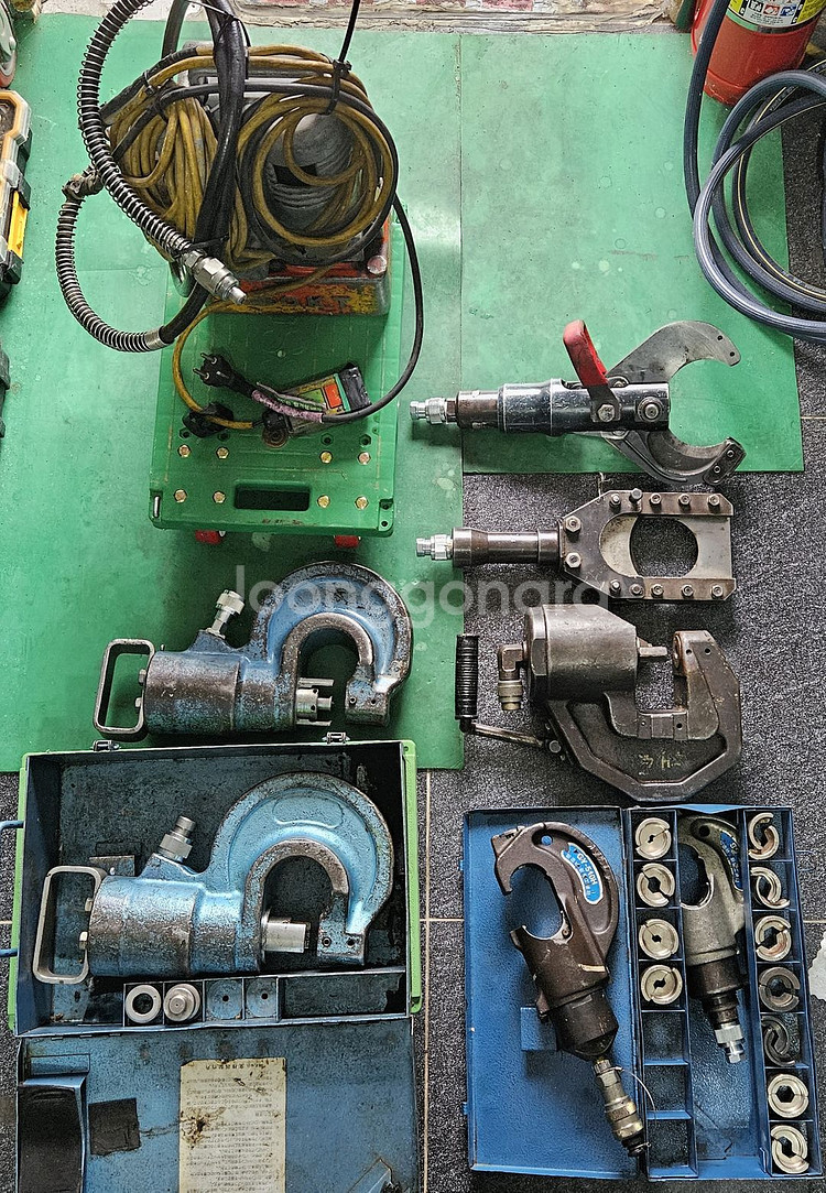 터미널압착기 이즈미 유압가위 유압커터 유압펌프 케이블--0