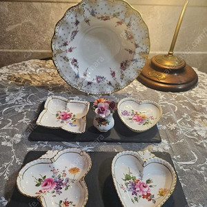 영국앤틱] 로얄크라운더비 포지스 접시세트