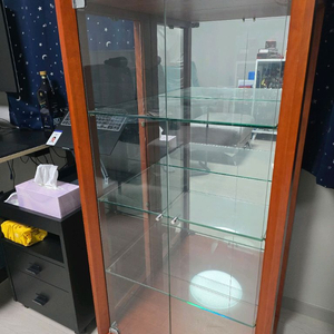 원목 고급 거울 장식장