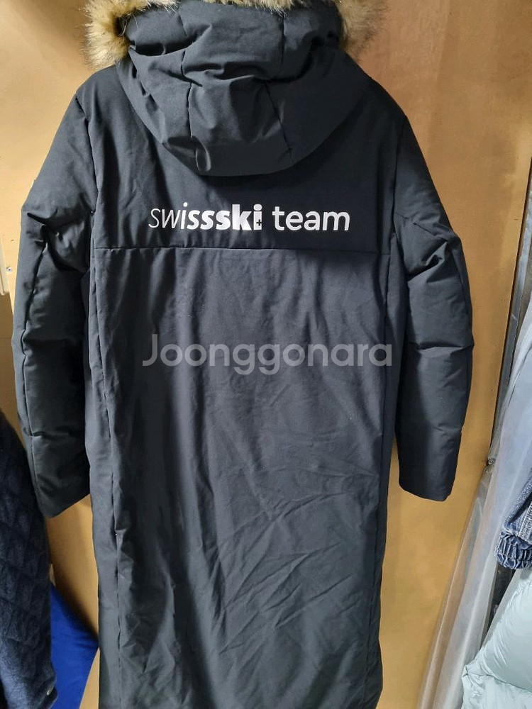 데상트 남성 후디 롱패딩--1