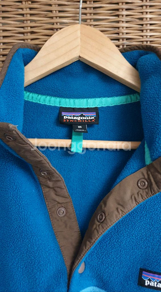 파타고니아 신칠라 스냅티 풀오버 언더워터블루 XS--4