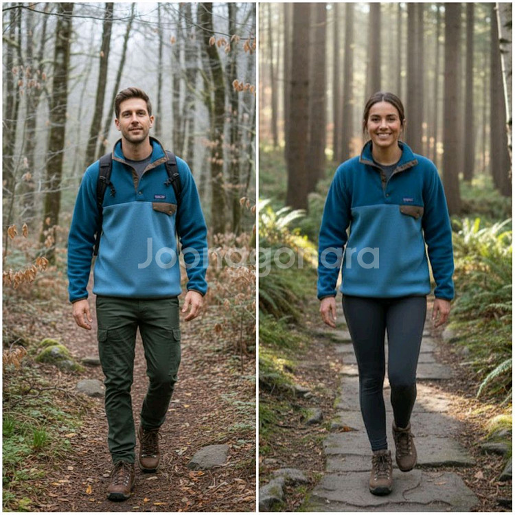 파타고니아 신칠라 스냅티 풀오버 언더워터블루 XS--1