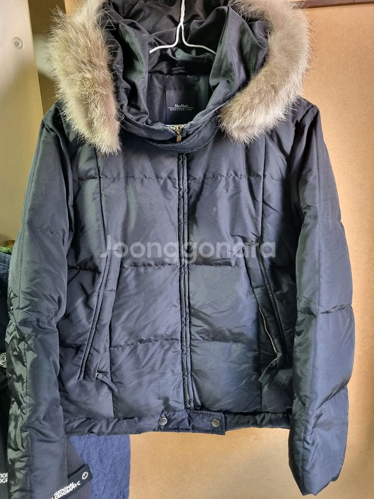 막스마라 여성 후디 구스패딩--0