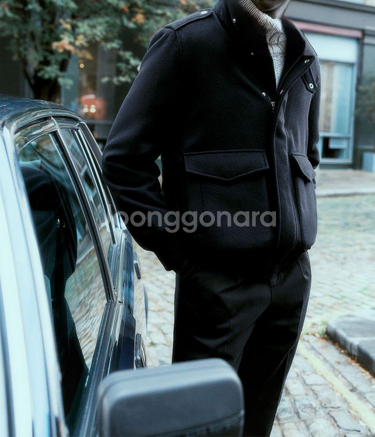 브루넬로쿠치넬리 윈터 캐시미어 봄버 자켓--1