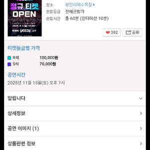 부산 불꽃축제그린존 s석 2연석 팝니다