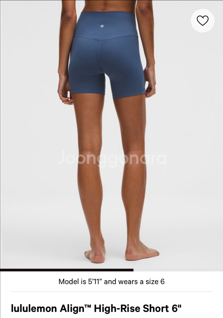 룰루레몬 바이커쇼츠 Align HR Short--2