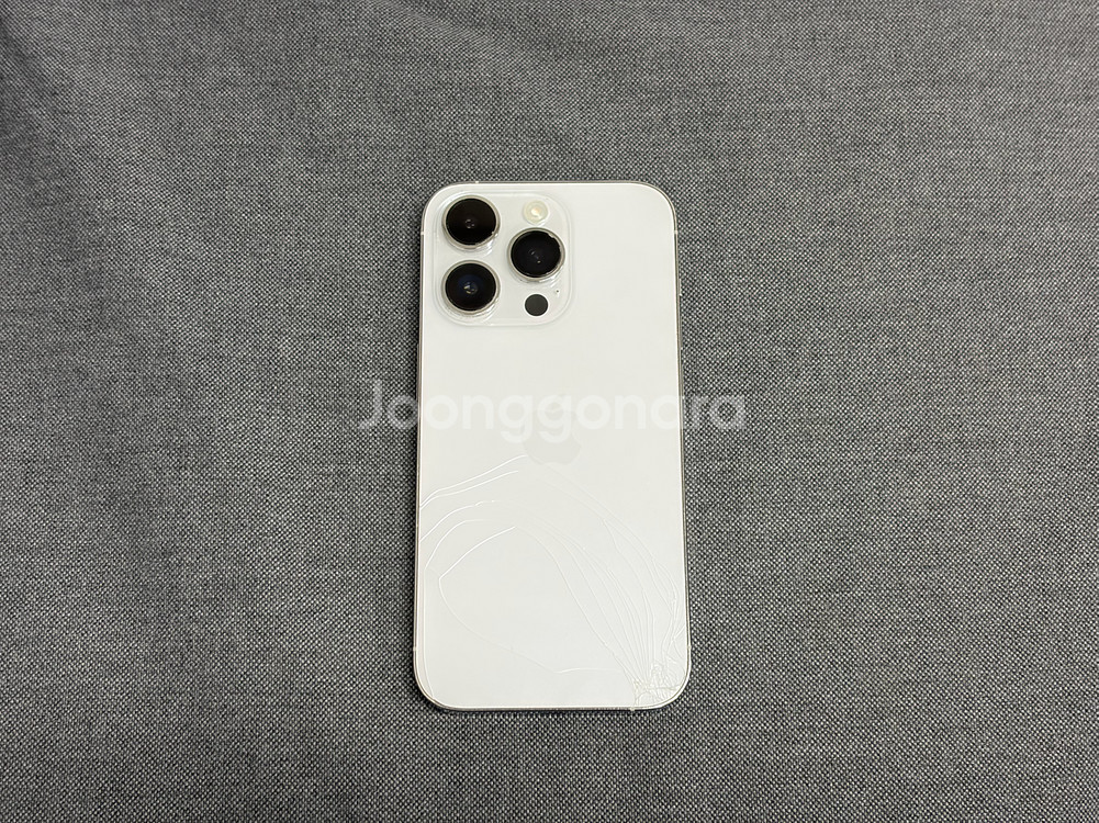 아이폰14 프로 후면파손 256GB 실버--15