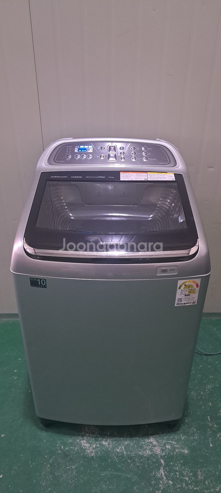 2732 삼성 16KG 통돌이세탁기(메탈실버)--3