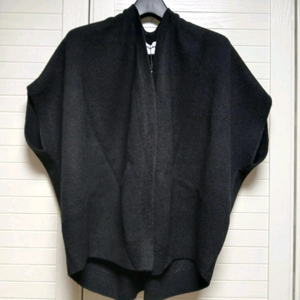 칼라거펠트 홀가먼트 판초 가디건(M, 55~66)ㅡ새상