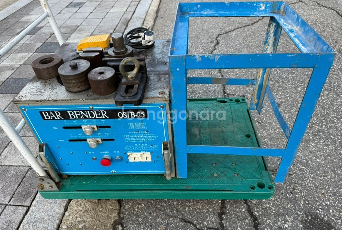오성 25미리 철근 밴딩기 OS/B-25--0