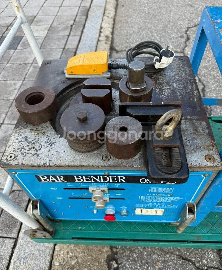 오성 25미리 철근 밴딩기 OS/B-25--2