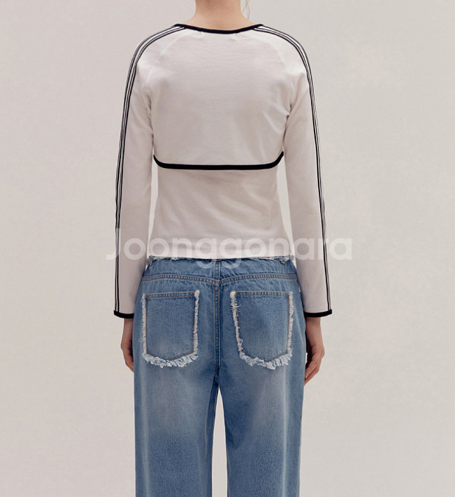 오아이오아이 버클가디건 셋업 화이트 free 새상품--1