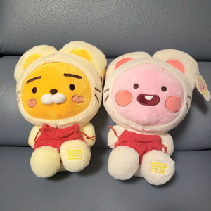 치즈라이언 & 리틀어피치 2020 복주머니 인형세트