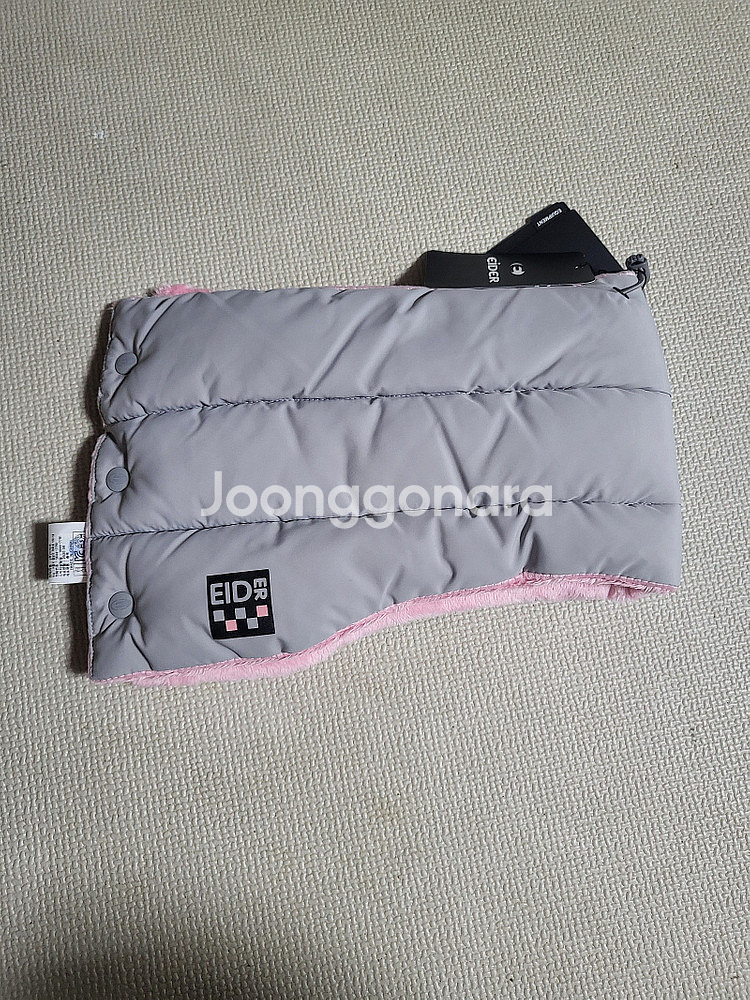 아이더 키즈 패딩 넥게이터 (미사용)--택포 1만원--3