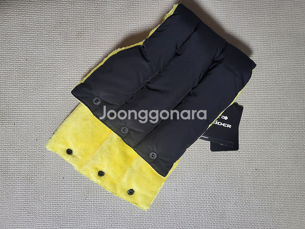 아이더 키즈 패딩 넥게이터 (미사용)--택포 1만원--2