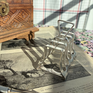 영국 빈티지 실버플레이트 토스트랙