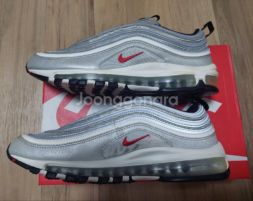 [새상품][280]나이키 에어맥스97 실버불렛2017--2