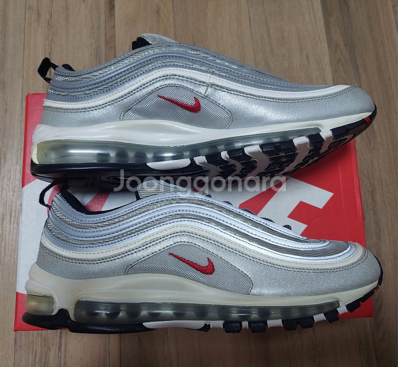 [새상품][280]나이키 에어맥스97 실버불렛2017--3