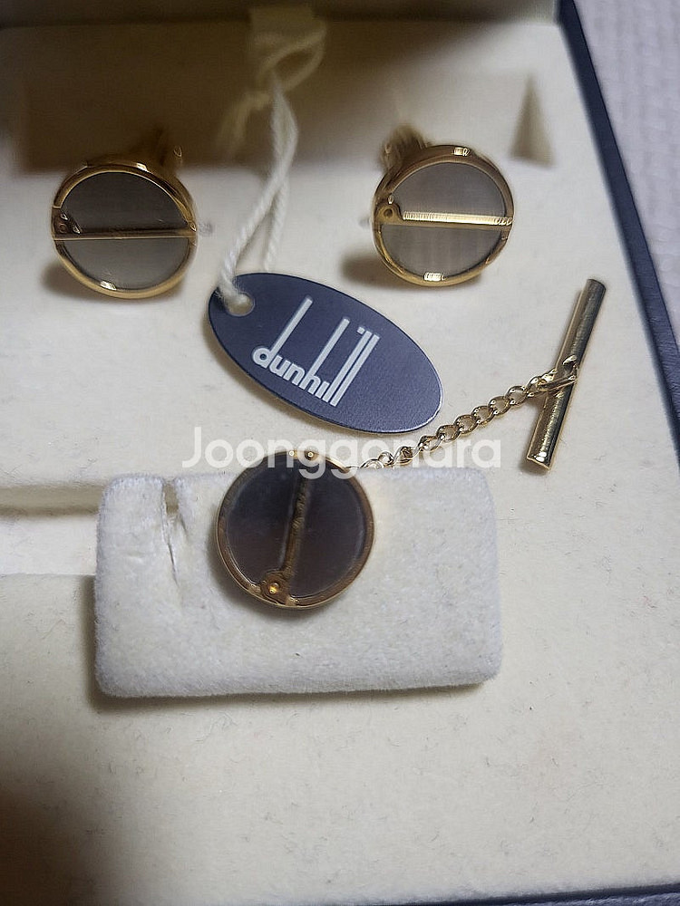 던힐 정품 커프스 셋트--1