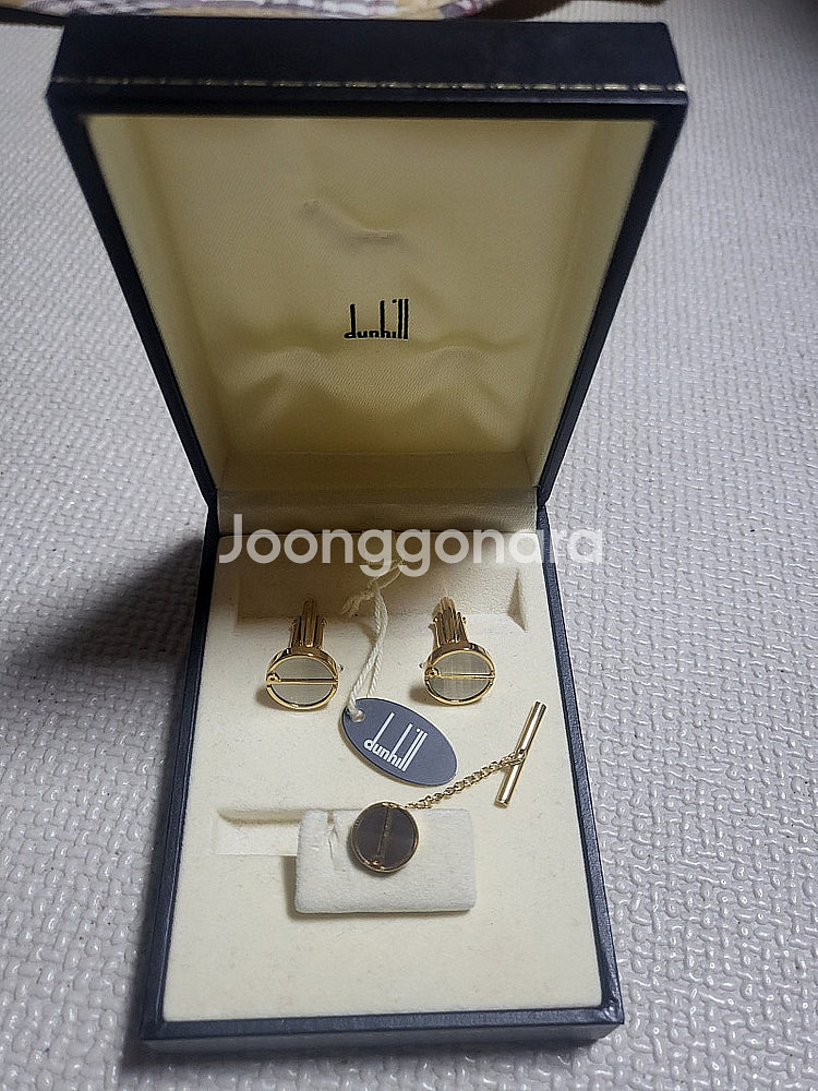 던힐 정품 커프스 셋트--0